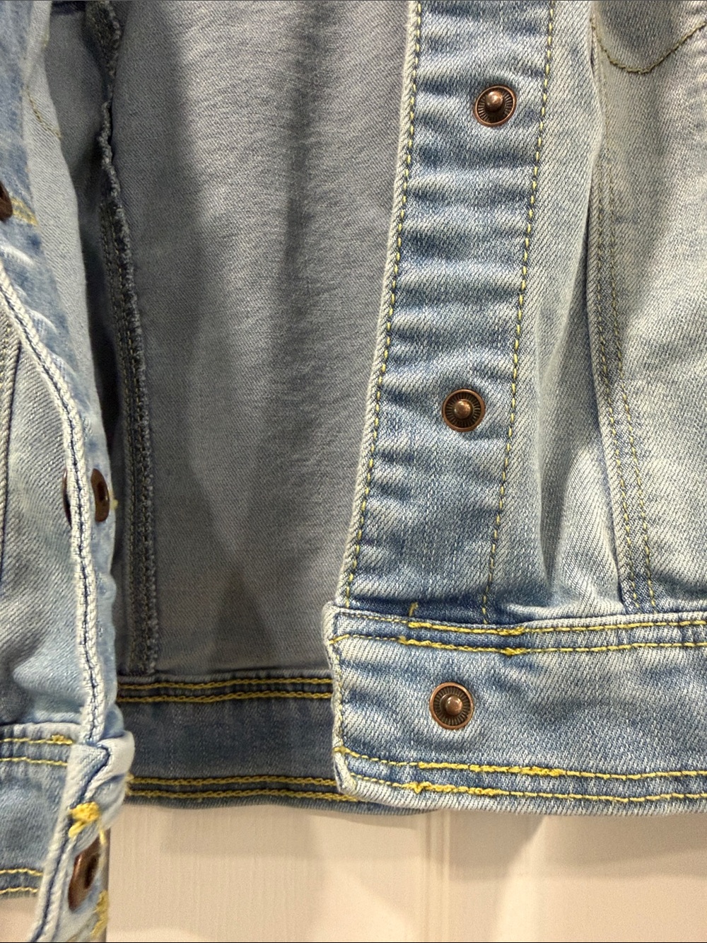 Cat & Jack Light Blue Girls' Denim Jacket - Picture 5 of 7